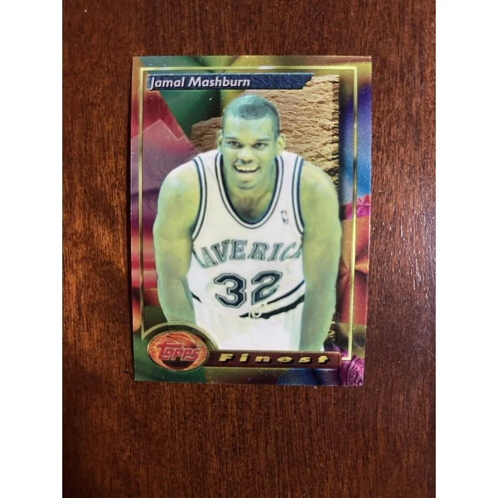 1993-94 Topps Finest Basketball #22 Jamal Mashburn RC Rookie  KENTUCKY